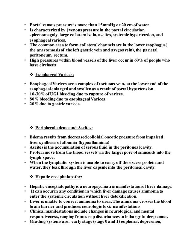 cirrhosis of the liver essay